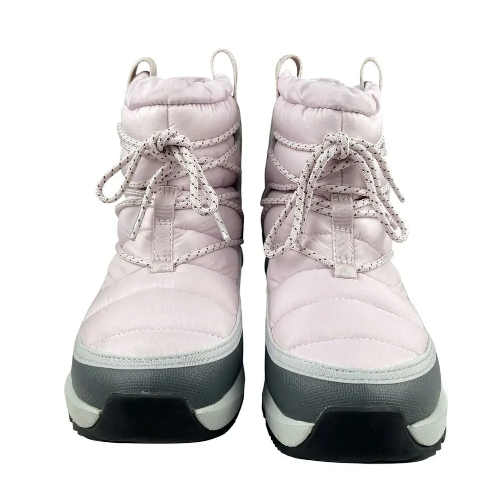 The North Face ThermoBall Women’s Boots Size 9 Pink DryVent Faux Fur Winter